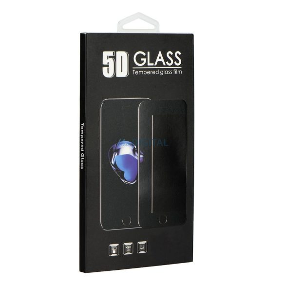 5D teljes ragasztóval ellátott edzett üveg - Iphone 7 Plus / 8 Plus átlátszó