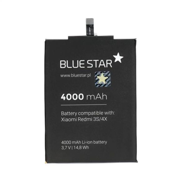 Akkumulátor Xiaomi redmi 3 / 3S / 3X / 4X (BM47) 4000 mAh Li-Ion Blue Star