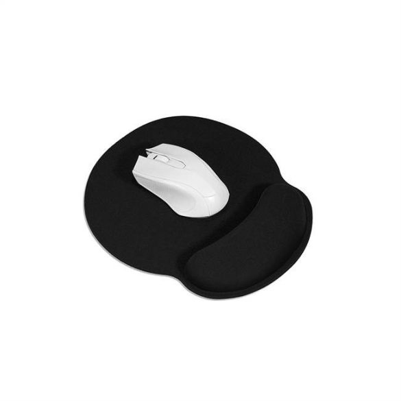 Ergonomikus egérpad csukló kímélő 250x230x25mm / fekete