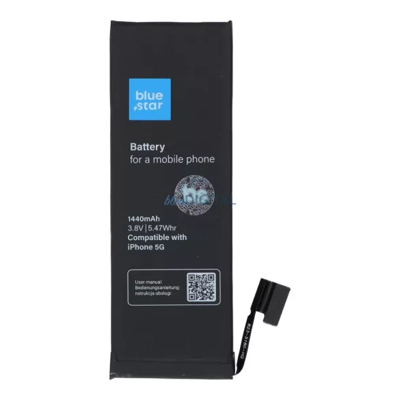 Akkumulátor iPhone 5 1440 mAh Polymer Blue Star HQ