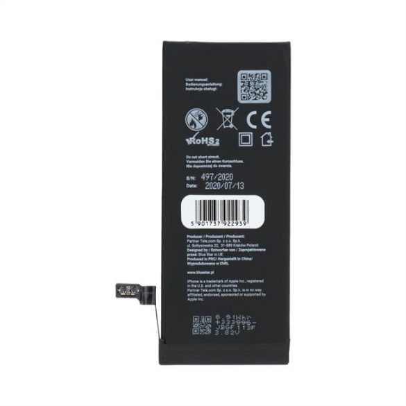 Akkumulátor iPhone 6 1810 mAh Polymer Blue Star HQ