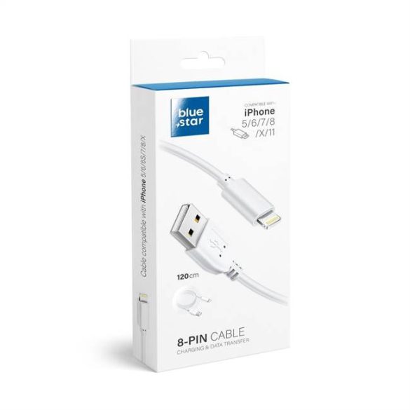 Kábel USB Data Blue Star Lite - iPhone 5/6/7/8 / X / Xs