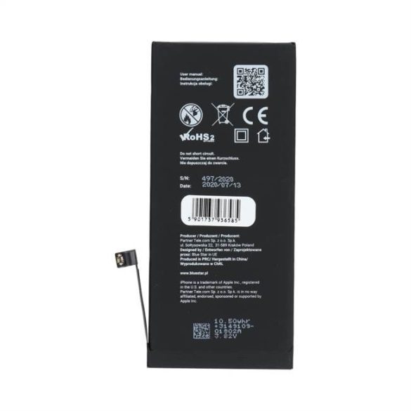 Akkumulátor iPhone 8 Plus 2691 mAh Polymer Blue Star HQ