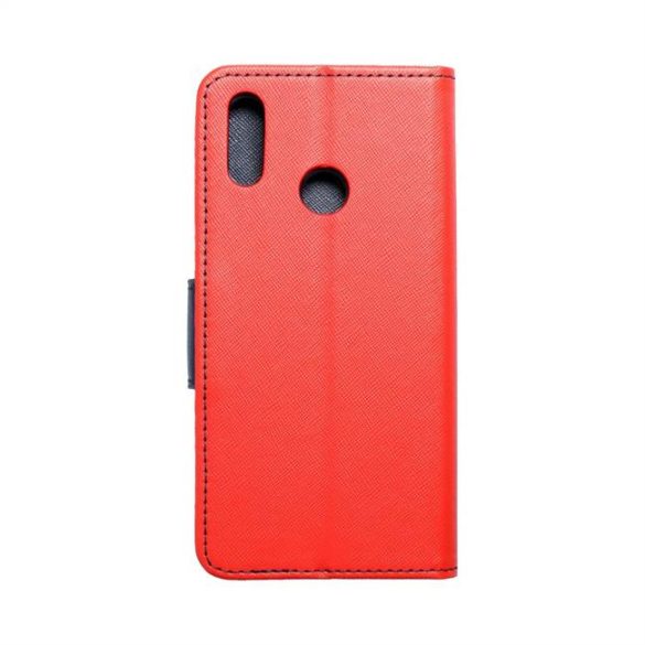 Fancy flipes tok HUAWEI P smart 2019 piros / sötétkék telefontok