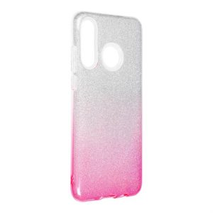 Forcell SHINING tok HUAWEI P30 LITE Átlátszó rózsaszín / telefontok