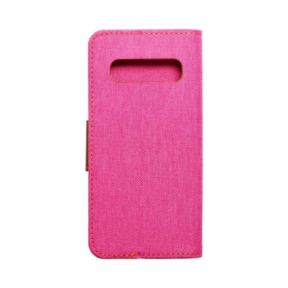 CANVAS Book case for SAMSUNG S10 pink