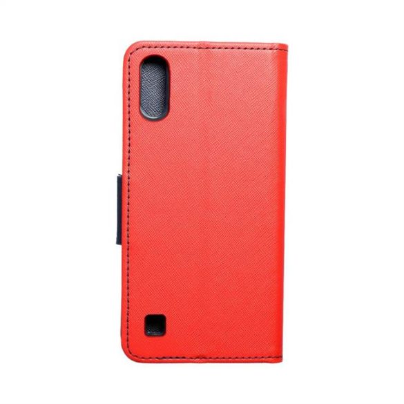 Fancy flipes tok Samsung Galaxy A10 piros / sötétkék telefontok
