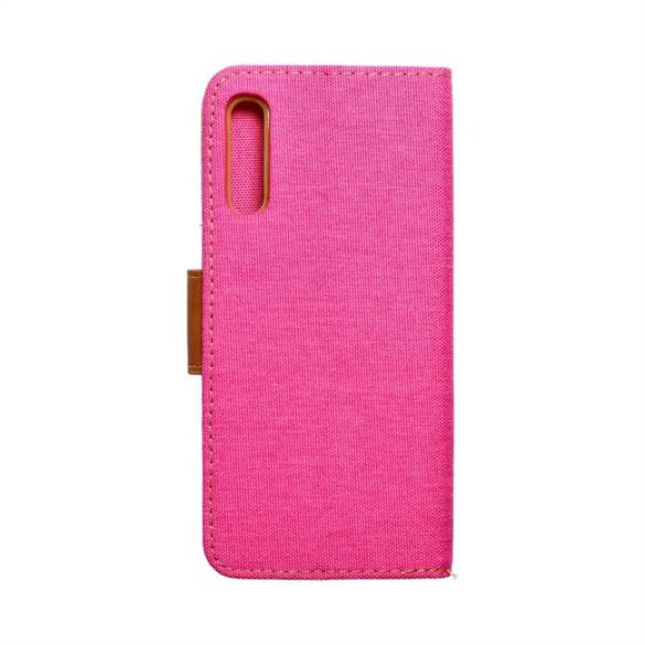 Canvas flipes tok Samsung Galaxy A50 pink telefontok