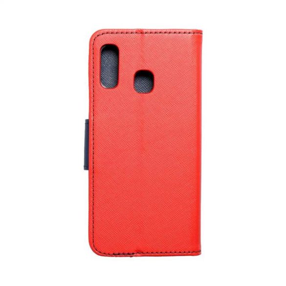 Fancy flipes tok Samsung Galaxy A20e piros / sötétkék telefontok