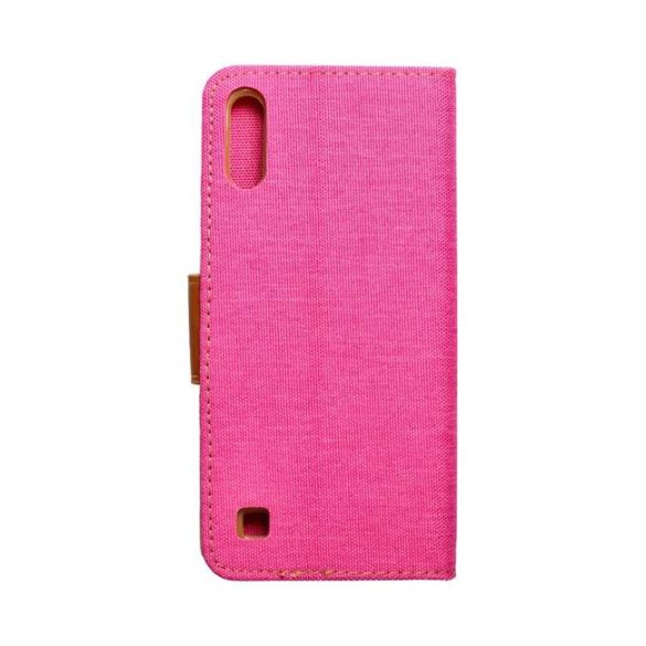 Canvas flipes tok Samsung Galaxy A10 pink telefontok