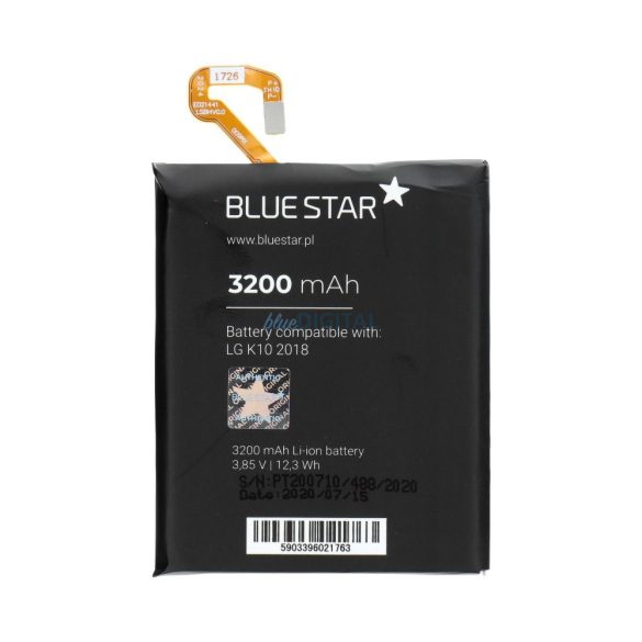 Blue Star Premium akkumulátor LG K10 (2018) 3200 mAh