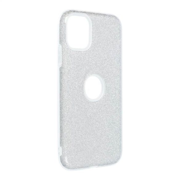 Forcell Shining tok iPhone 11 (6,1" ) ezüst telefontok