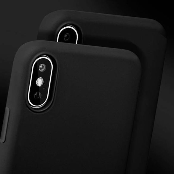 Forcell SZILIKON LITE tok Xiaomi redmi Note 8 PRO fekete telefontok