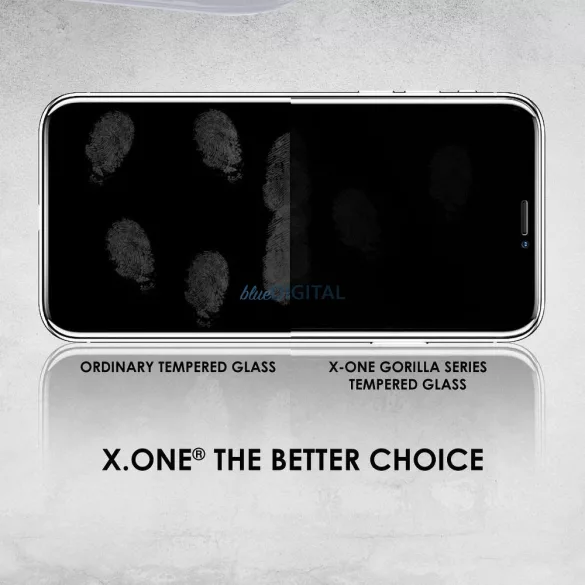 X-ONE Teljes tok extra erős Mate - iPhone 11 Pro Max (teljes képernyős) Edzett üveg tempered glass 9H üvegfólia