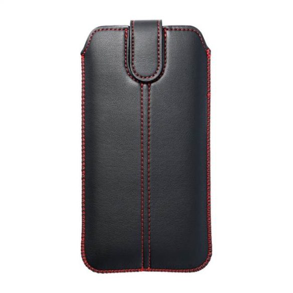 Forcell Pocket Ultra Slim M4 univerzális belebújtatós tok - fekete, 170x89mm