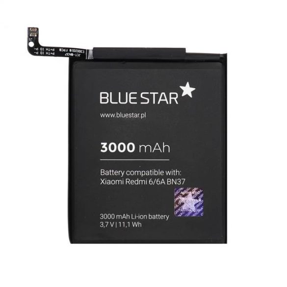 Akkumulátor Xiaomi redmi 6 / 6A (BN37) 3000 mAh Li-Ion Blue Star
