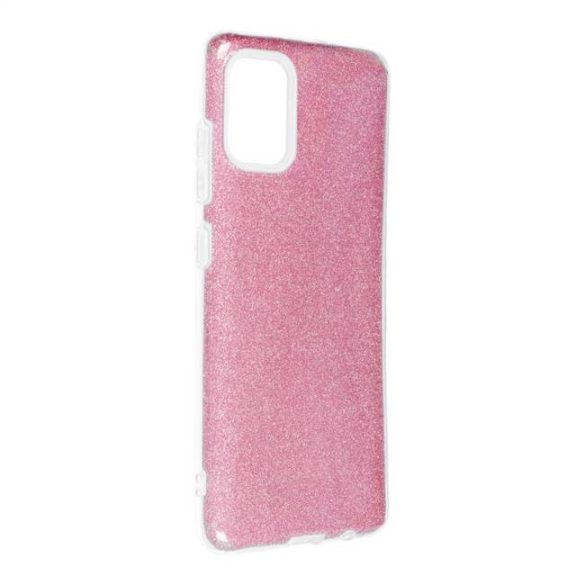 Forcell SHINING tok Samsung Galaxy A51 rózsaszín telefontok