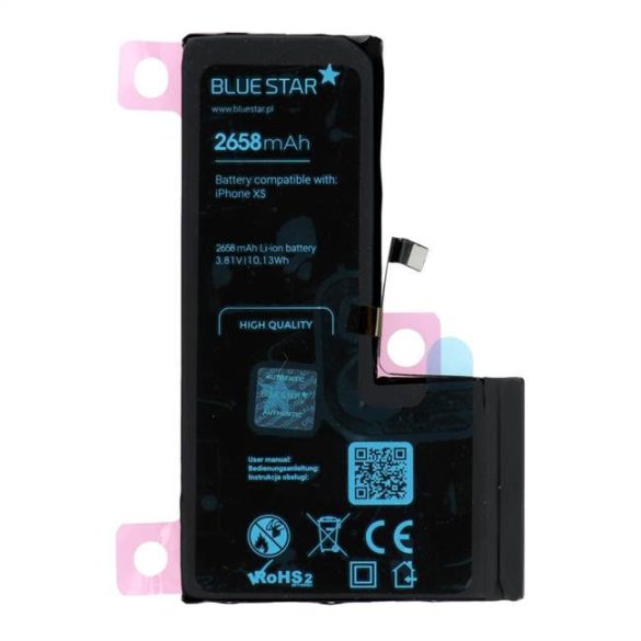 Akkumulátor iPhone XS 2658 mAh Polymer Blue Star HQ