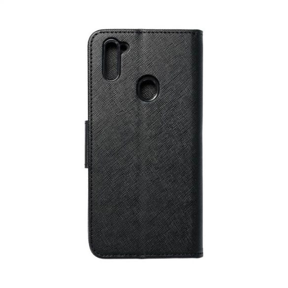 Fancy flipes tok Samsung Galaxy M11 fekete telefontok