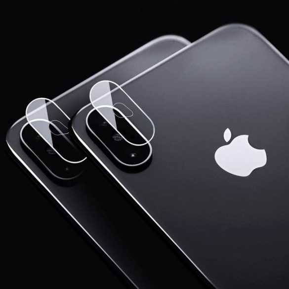 Edzett üveg tempered glass Camera Lens - Apple Iphone X üvegfólia