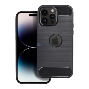 Forcell CARBON tok iPhone 12/12 PRO fekete telefontok