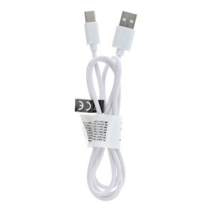 Kábel USB - Type-c 2,0 C366 fehér 1 méter (csatlakozó hosszú: 8mm)