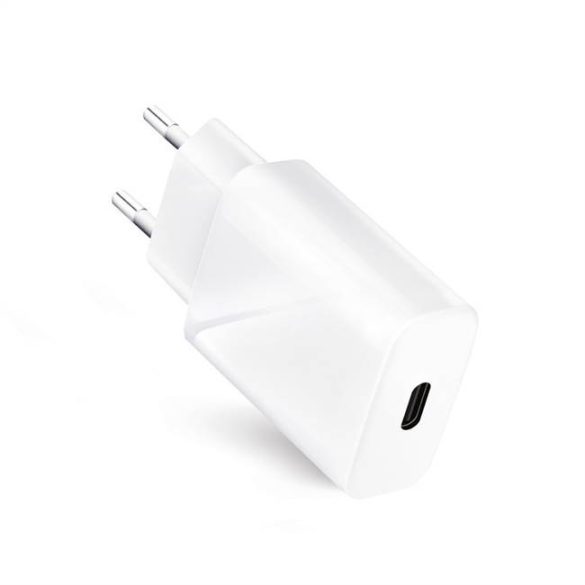 Töltő Forcell USB aljzat C Lightning kábel - 3A 20W PD és QC 4.0 funkció