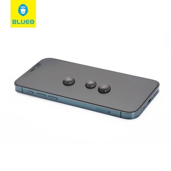 5D Mr. Monkey Glass - Apple Iphone 12/12 Pro (6,1" ), fekete (Matt) üvegfólia