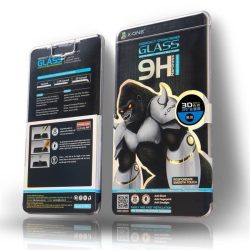   Protector LCD X-ONE 3D - Samsung Galaxy Note 20 ULTRA (él ragasztó + lyuk) fekete Edzett üveg tempered glass 9H üvegfólia