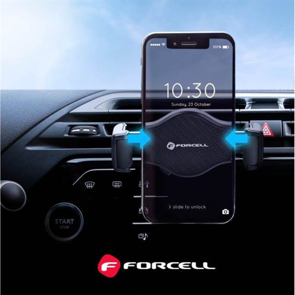 Autós tartó okostelefonhoz FORCELL CARBON H-CF509 a Légbeömlő
