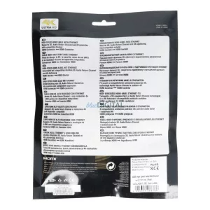 Kábel HDMI - HDMI High Speed ??HDMI kábel Ethernet ver. 2,0 1,5m hosszú BLISTER
