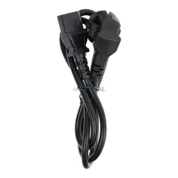   Tápkábel számítógéphez / nyomtatóhoz / monitorhoz 230V 16A 1 m - fekete