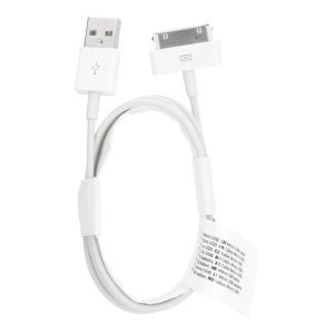 Cabke USB iPhone 30 pin (iPhone 4) 1A C606 fehér 1 méter