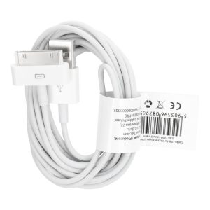 Cabke USB iPhone 30 pin (iPhone 4) 0,6A C609 fehér 3 méteres