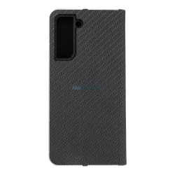Forcell LUNA Carbon Samsung Galaxy S21 fekete telefontok