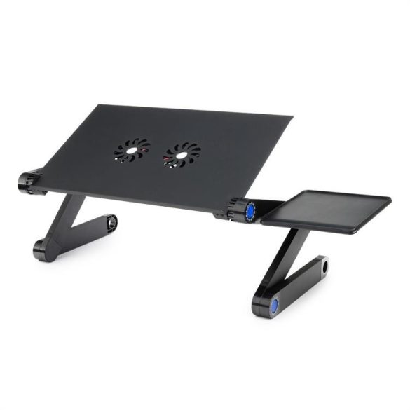 Univerzális laptop asztal állítható hűtés YL-803 fekete