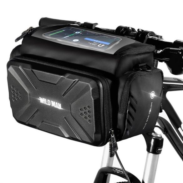 Kerékpár tartó / keréken táska érintőképernyős cipzárral WILDMAN GS6 4L 4 - 7