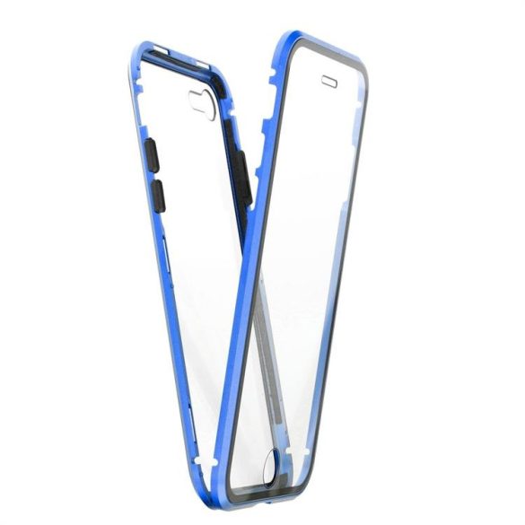 Mágneses tok Samsung S21 PLUS kék telefontok