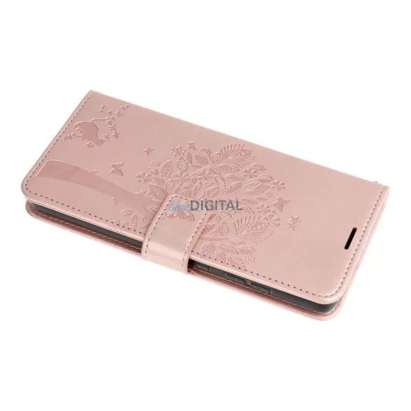 Forcell MEZZO flipes tok SAMSUNG Galaxy A32 5G fa rose gold telefontok