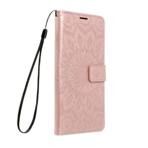 Forcell MEZZO flipes tok SAMSUNG Galaxy A52 5G / A52 LTE (4G) mandala rose gold telefontok