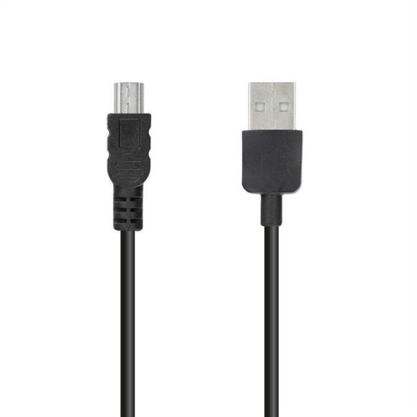 Kábel USB - mini USB 1 méteres fekete (Navi / Camera)