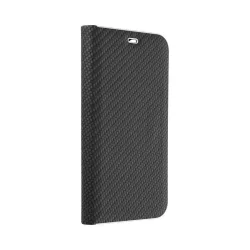Forcell LUNA flipes Carbon Xiaomi redmi Note 10 5G fekete