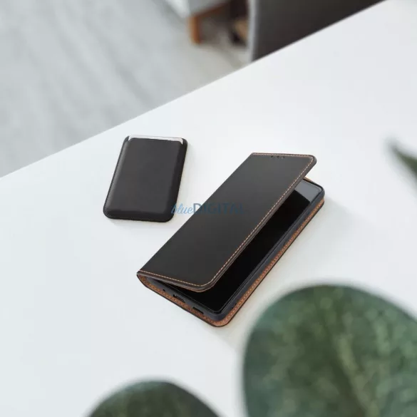 Bőr Forcell Tok Smart Pro Samsung Galaxy A52 5G / A52 LTE (4G) fekete