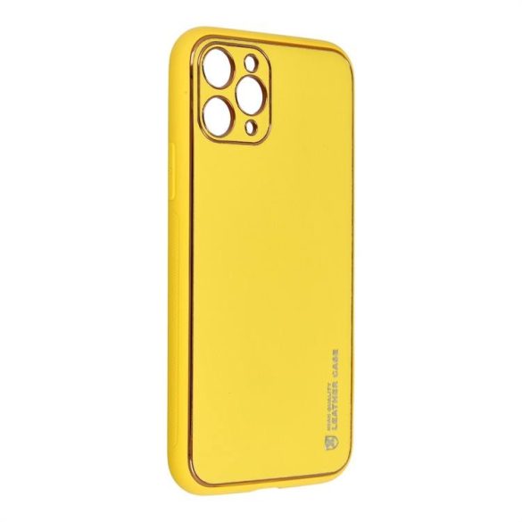 Forcell bőrtok iPhone 11 PRO (5,8" ) sárga telefontok