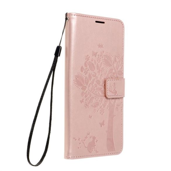 Forcell MEZZO flipes tok Xiaomi redmi Note 10 / 10S fa rose gold telefontok