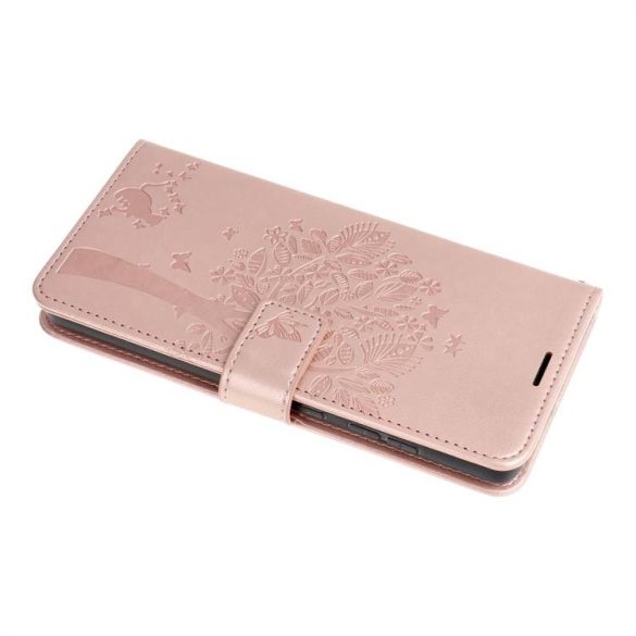 Forcell MEZZO flipes tok Xiaomi redmi Note 10 / 10S fa rose gold telefontok