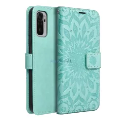   MEZZO könyvtok Xiaomi Redmi NOTE 10 5G / Poco M3 Pro / Poco M3 Pro 5G mandala zöld