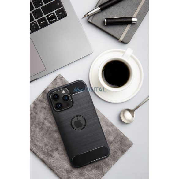 Forcell Carbon tok iPhone 13 fekete