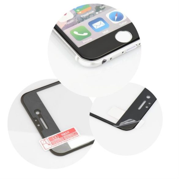 5d teljes képernyős edzett üvegfólia - Iphone 13 mini fekete