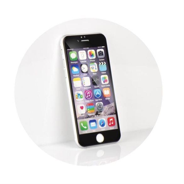 5d teljes ragasztott edzett üveg fólia üvegfólia - iPhone 13 fekete